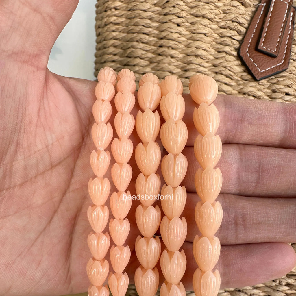 Light Orange Pikake Beads