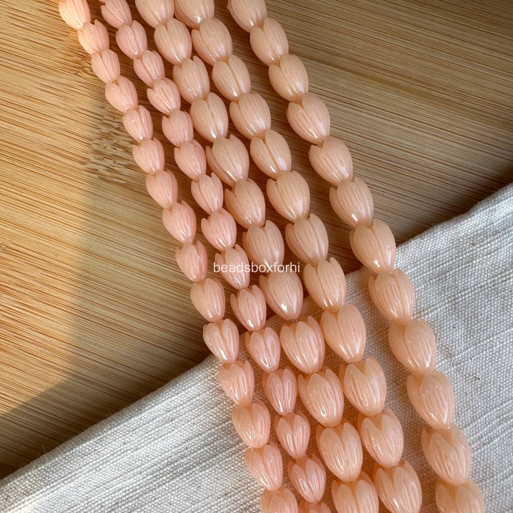 Light Orange Pikake Beads