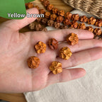 Wood Hibiscus Beads