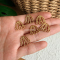 Crown flower/ Monstera leaf