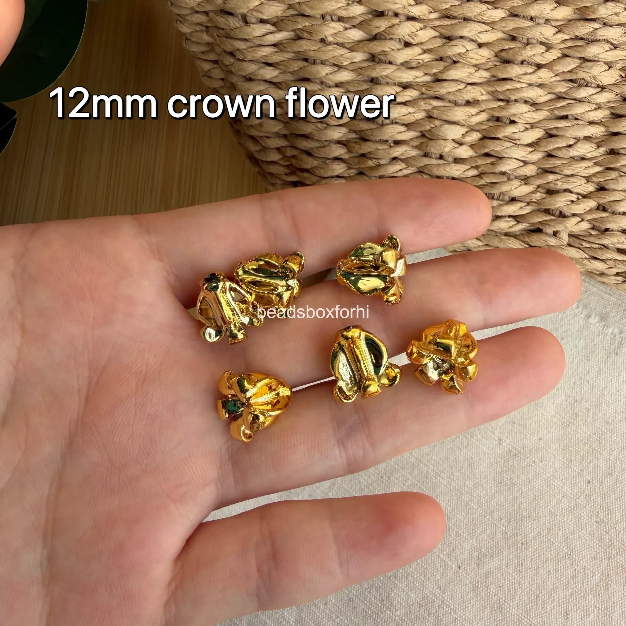 gold hawaiian beads