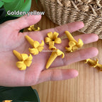 22mm Yellow polymer clay puakenikeni