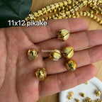 gold hawaiian beads