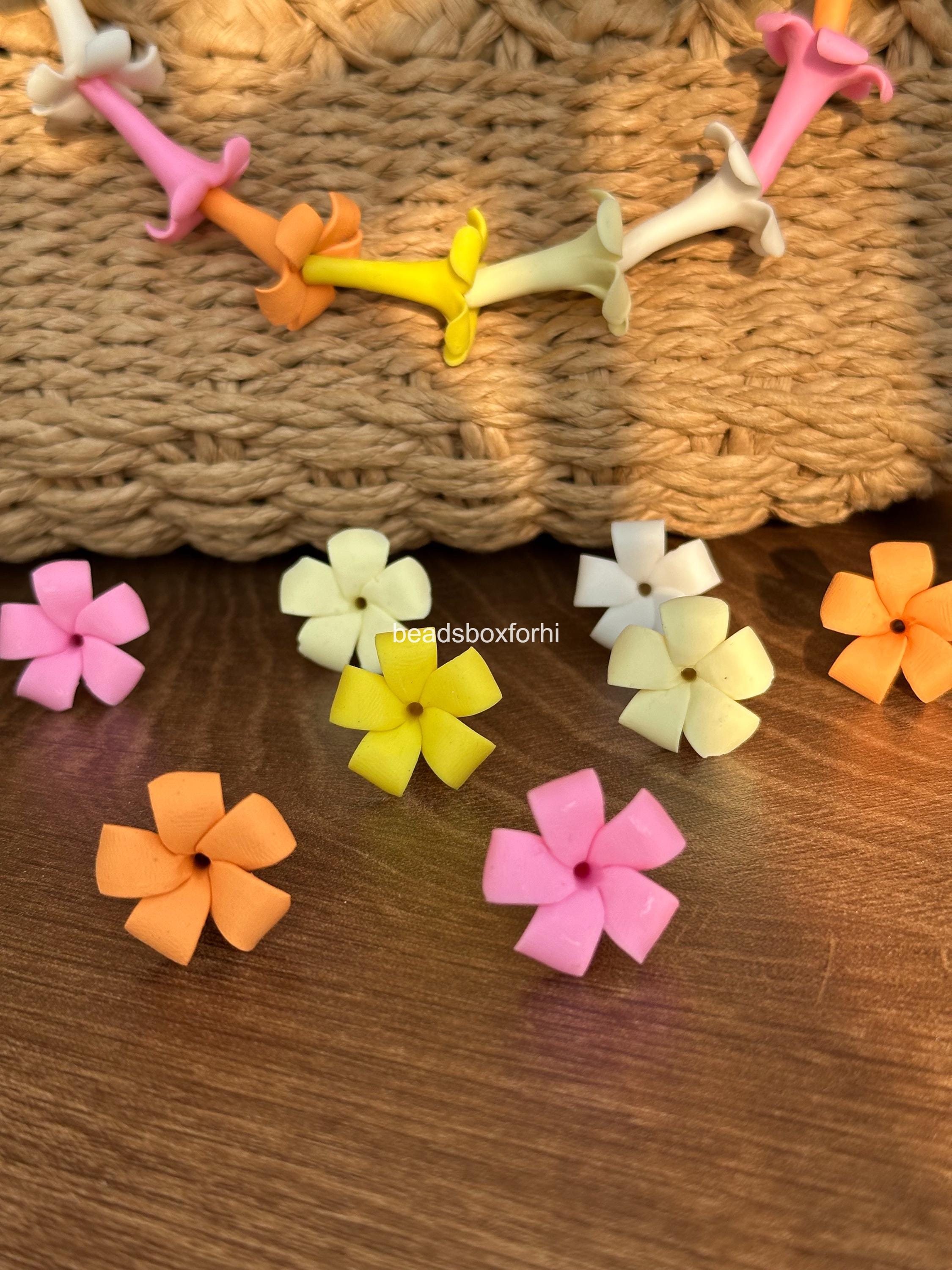 22mm Clay Puakenikeni Beads, WATERPROOF