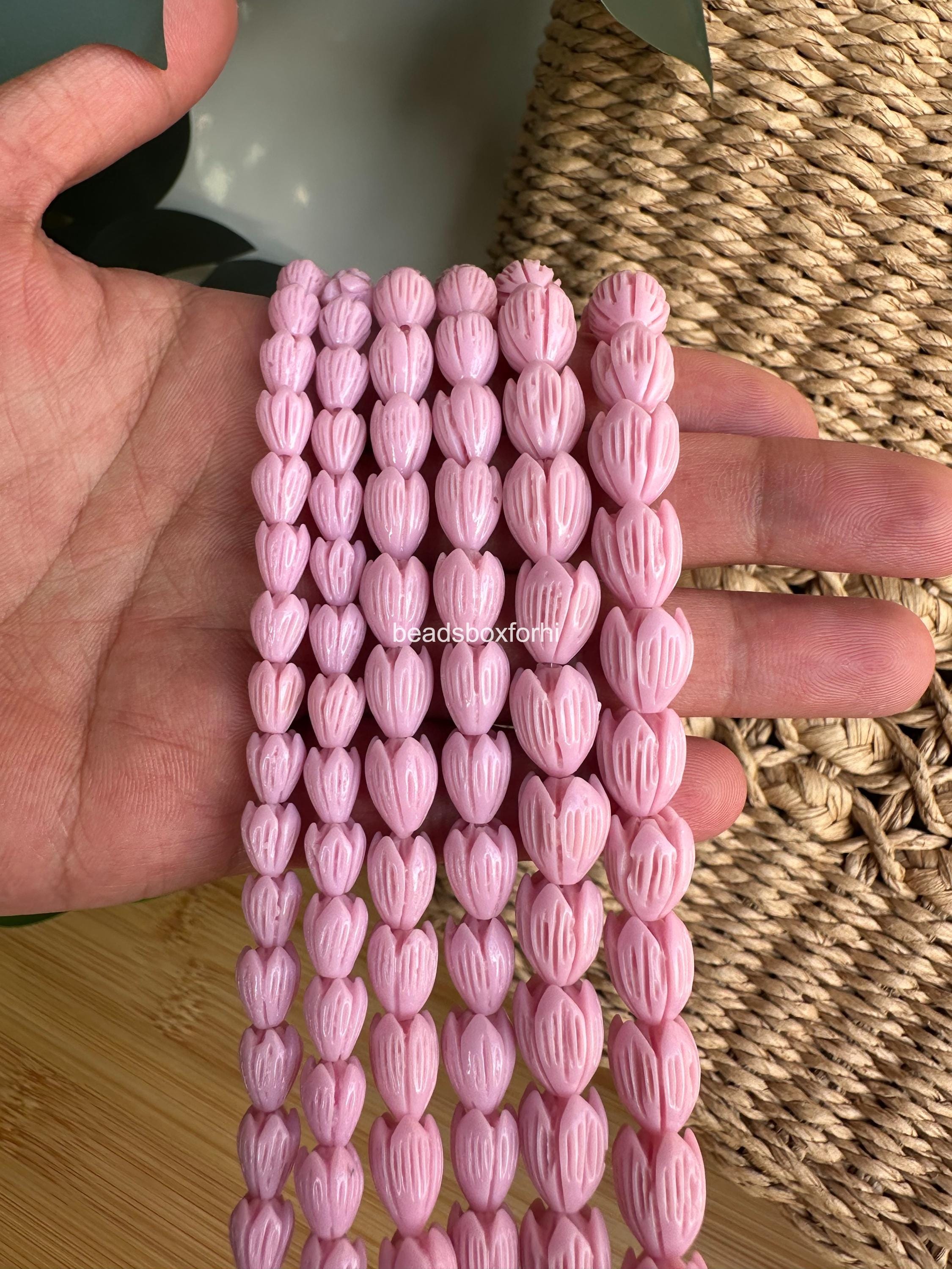 Lavender Pikake Beads
