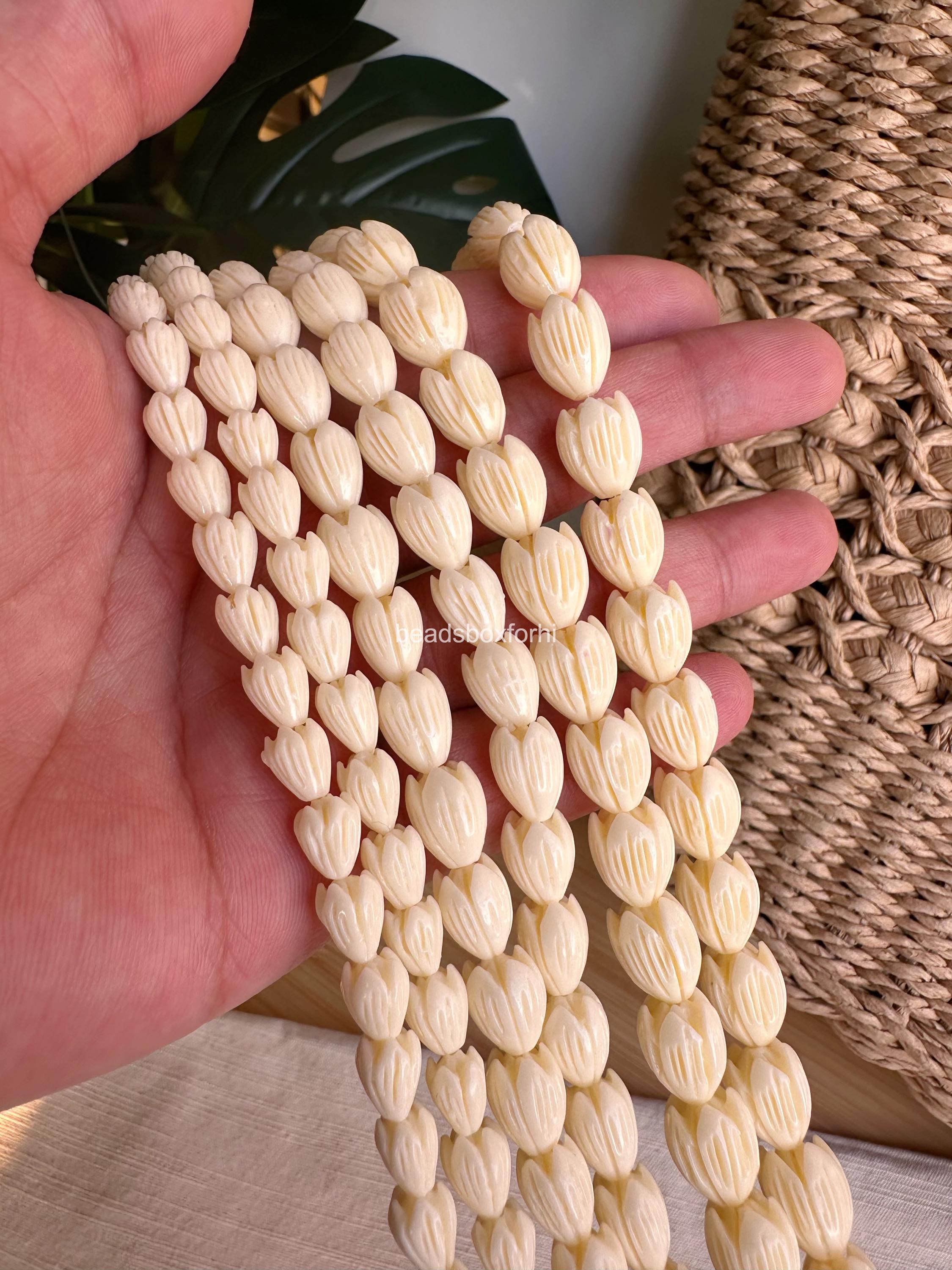 Ivory Pikake Beads
