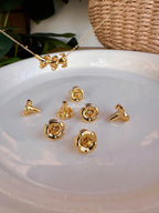 14K Gold Filled Puakenikeni Bead