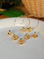 14K Gold Filled Puakenikeni Bead
