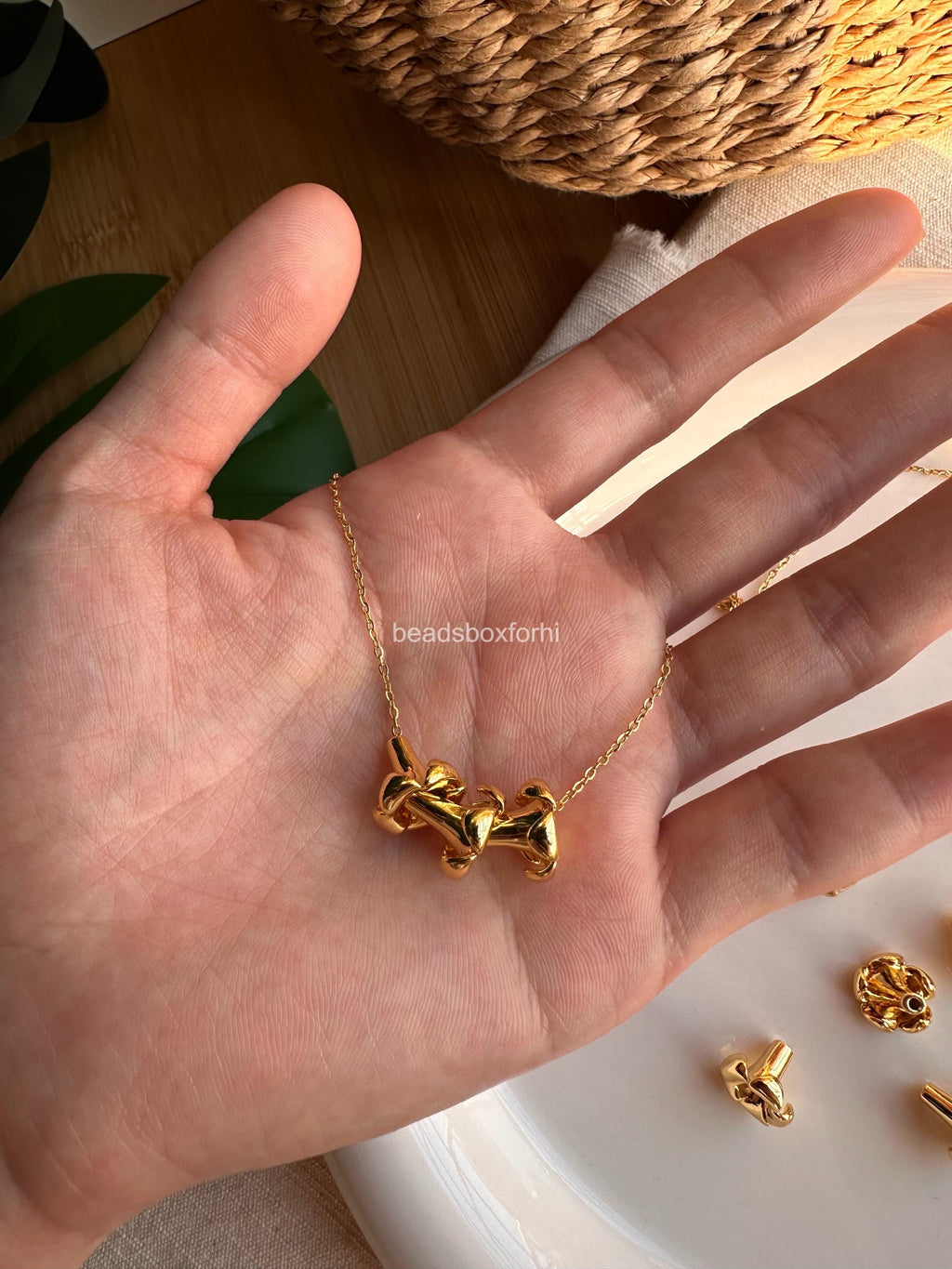 14K Gold Filled Puakenikeni Bead