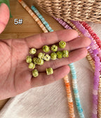8.5mm Crown Flower Beads