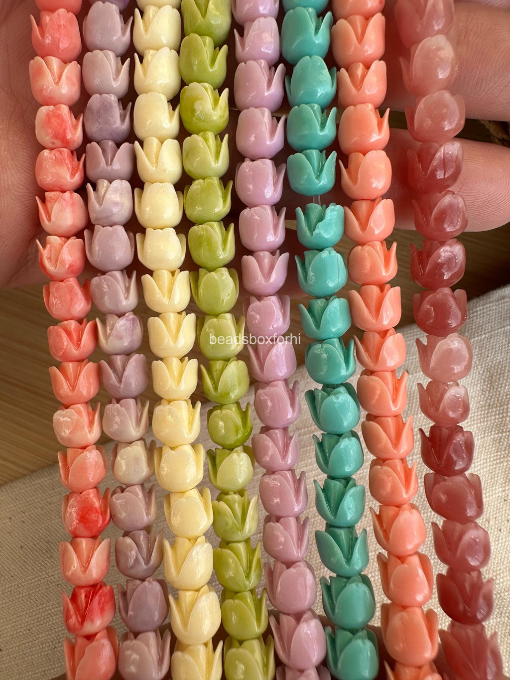 Small Tulip Flower/Pakalana Beads