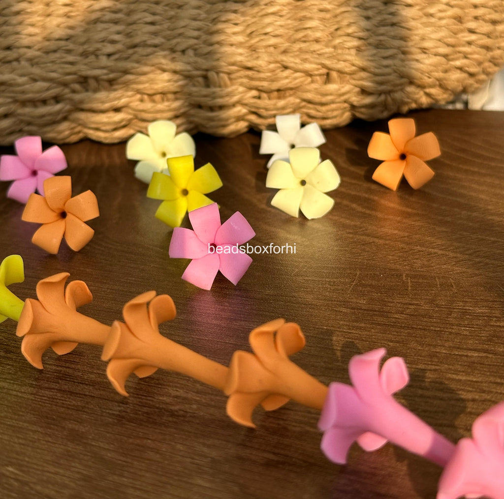 22mm Clay Puakenikeni Beads, WATERPROOF
