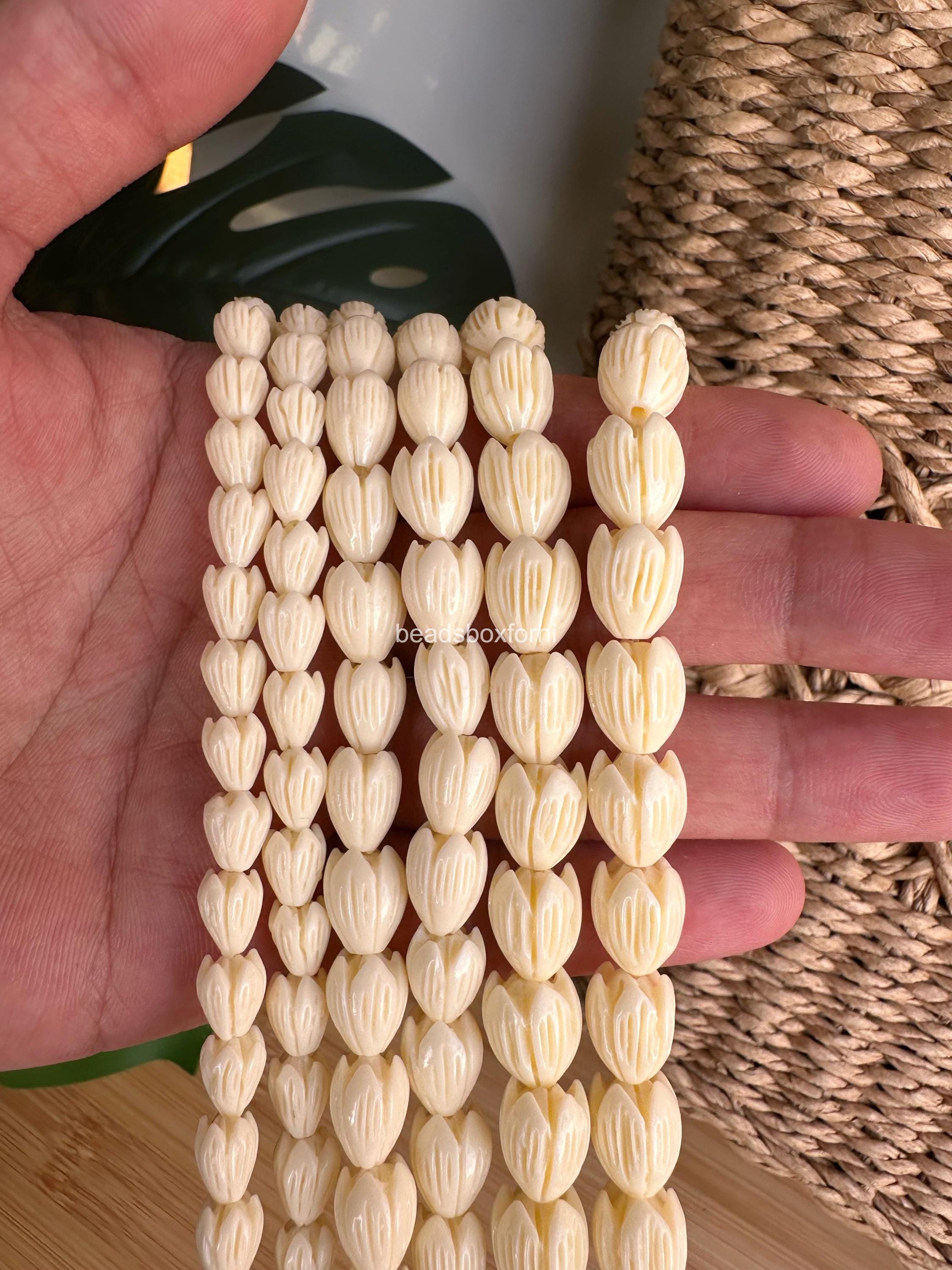 Ivory Pikake Beads