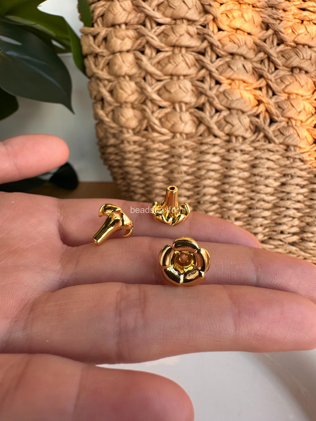 14K Gold Filled Puakenikeni Bead