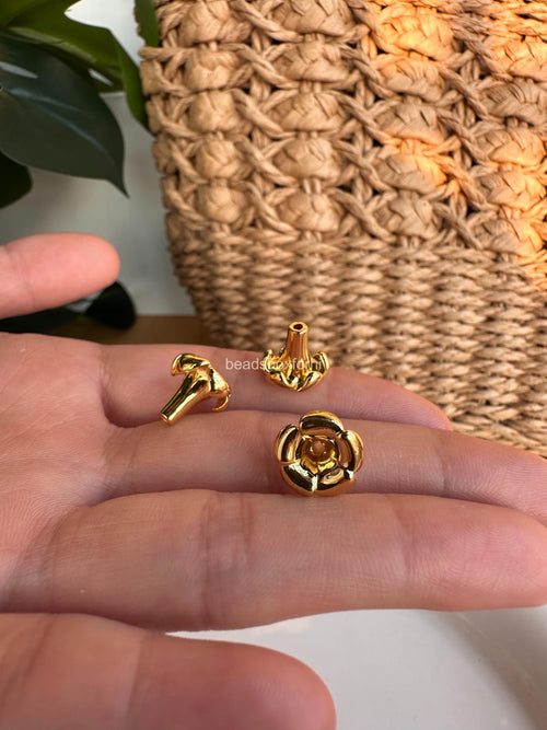 14K Gold Filled Puakenikeni Bead