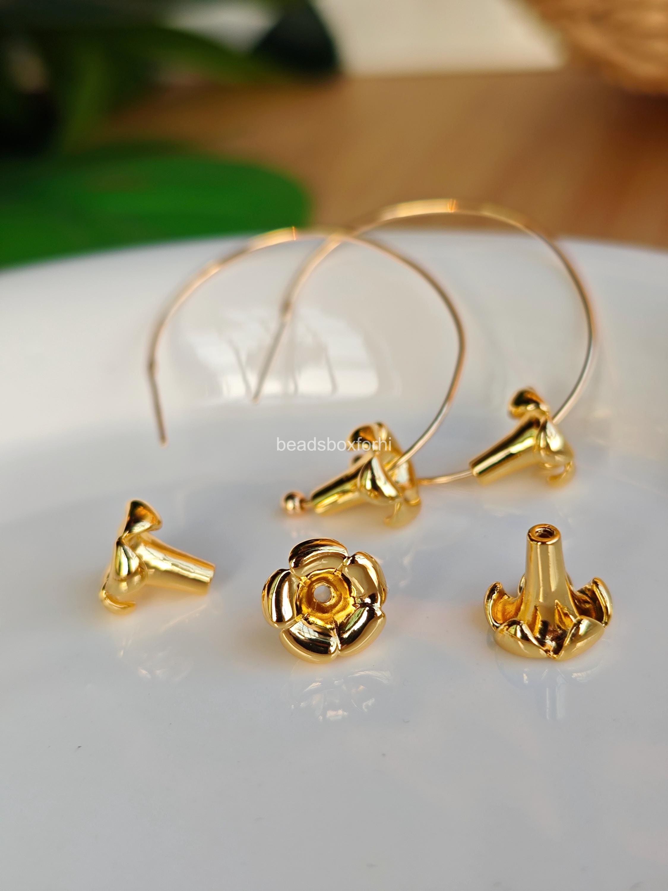 14K Gold Filled Puakenikeni Bead
