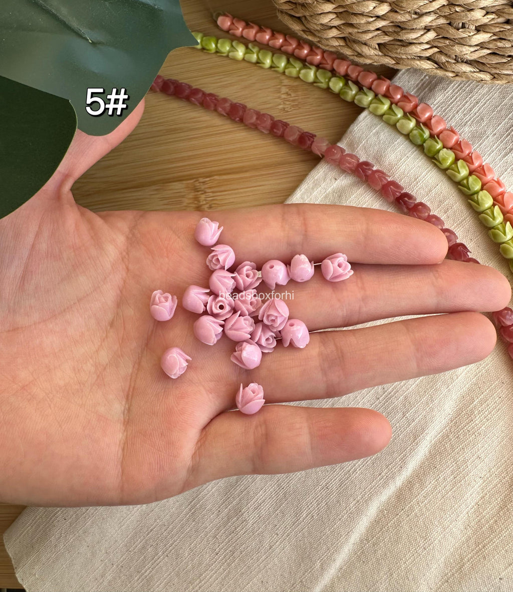 Small Tulip Flower/Pakalana Beads