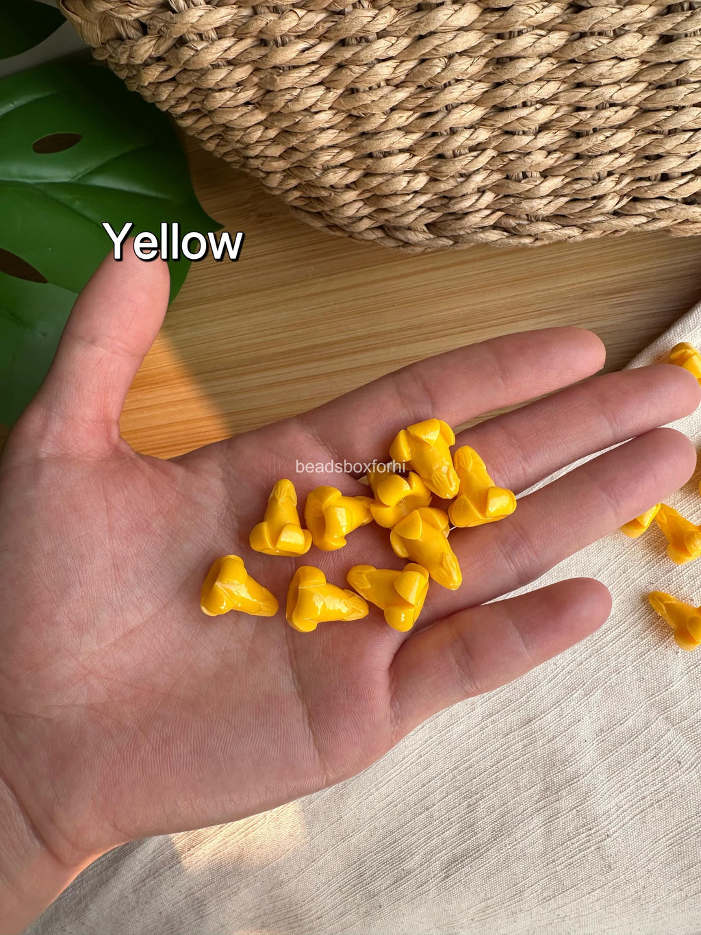 Resin & Coral Powder Puakenikeni Beads