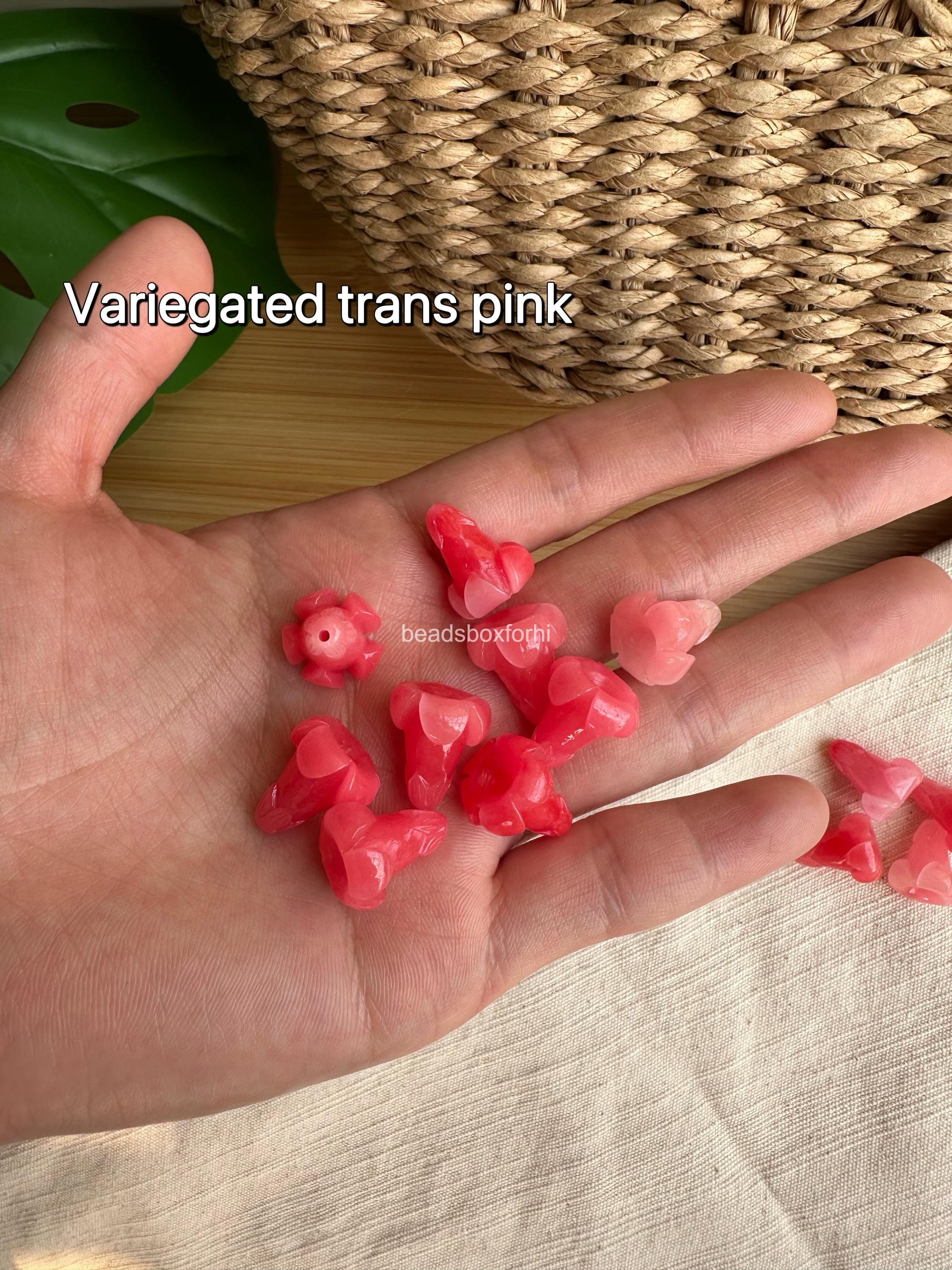 Resin & Coral Powder Puakenikeni Beads