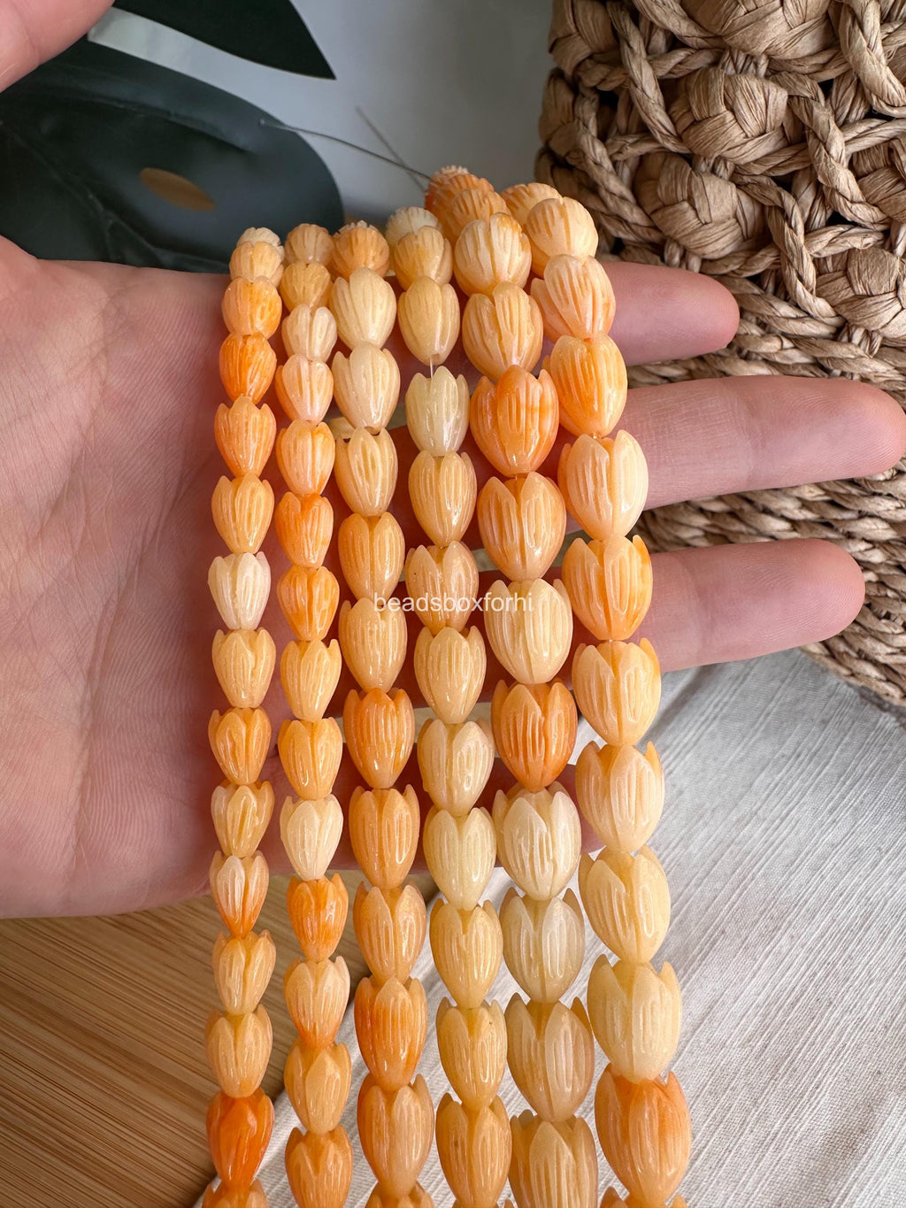 Variegated Orange Pikake