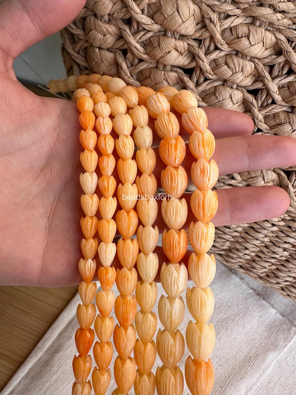 Variegated Orange Pikake