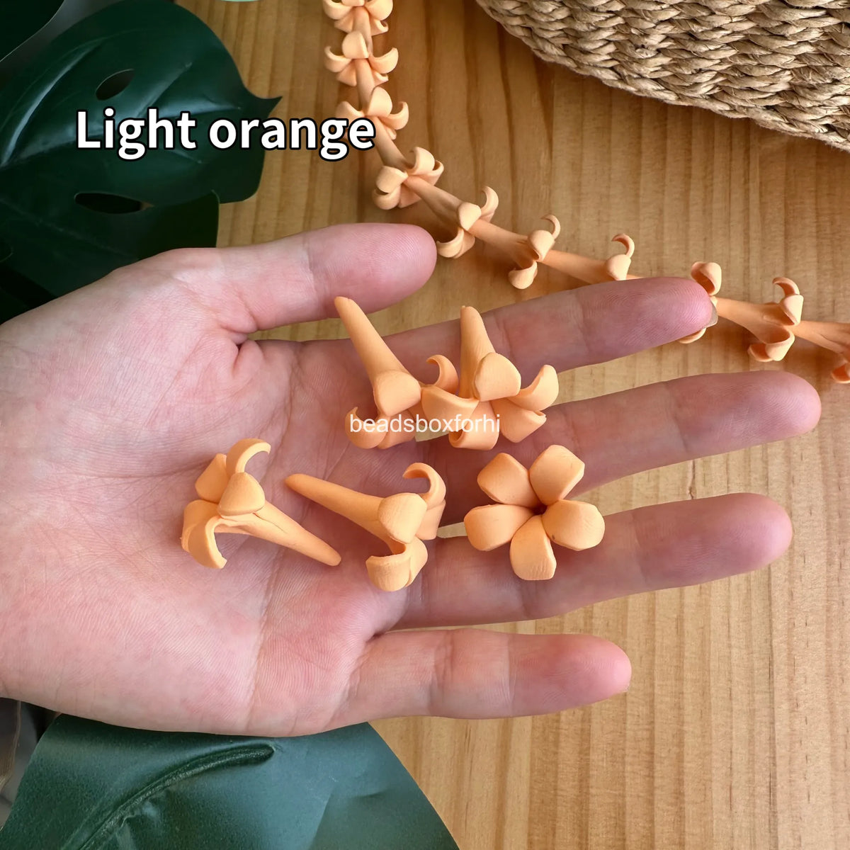 22mm Yellow polymer clay puakenikeni