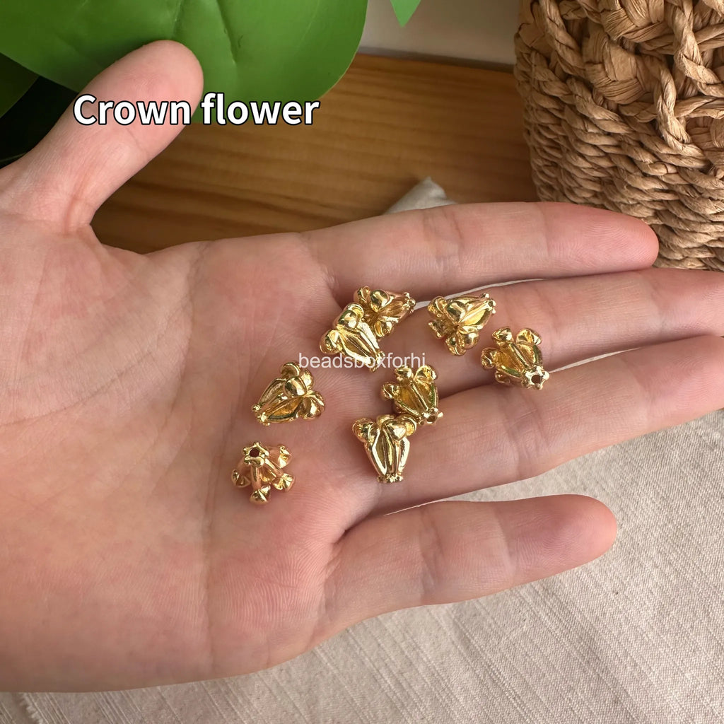 Metal Gold Hawaiian Beads