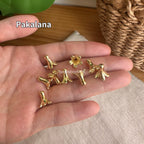 Metal Gold Hawaiian Beads