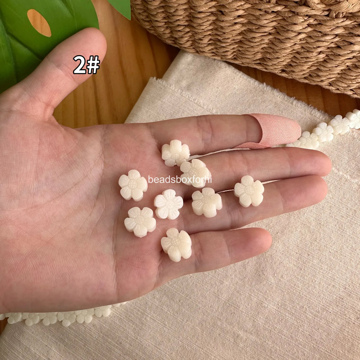 Pastel sakura beads