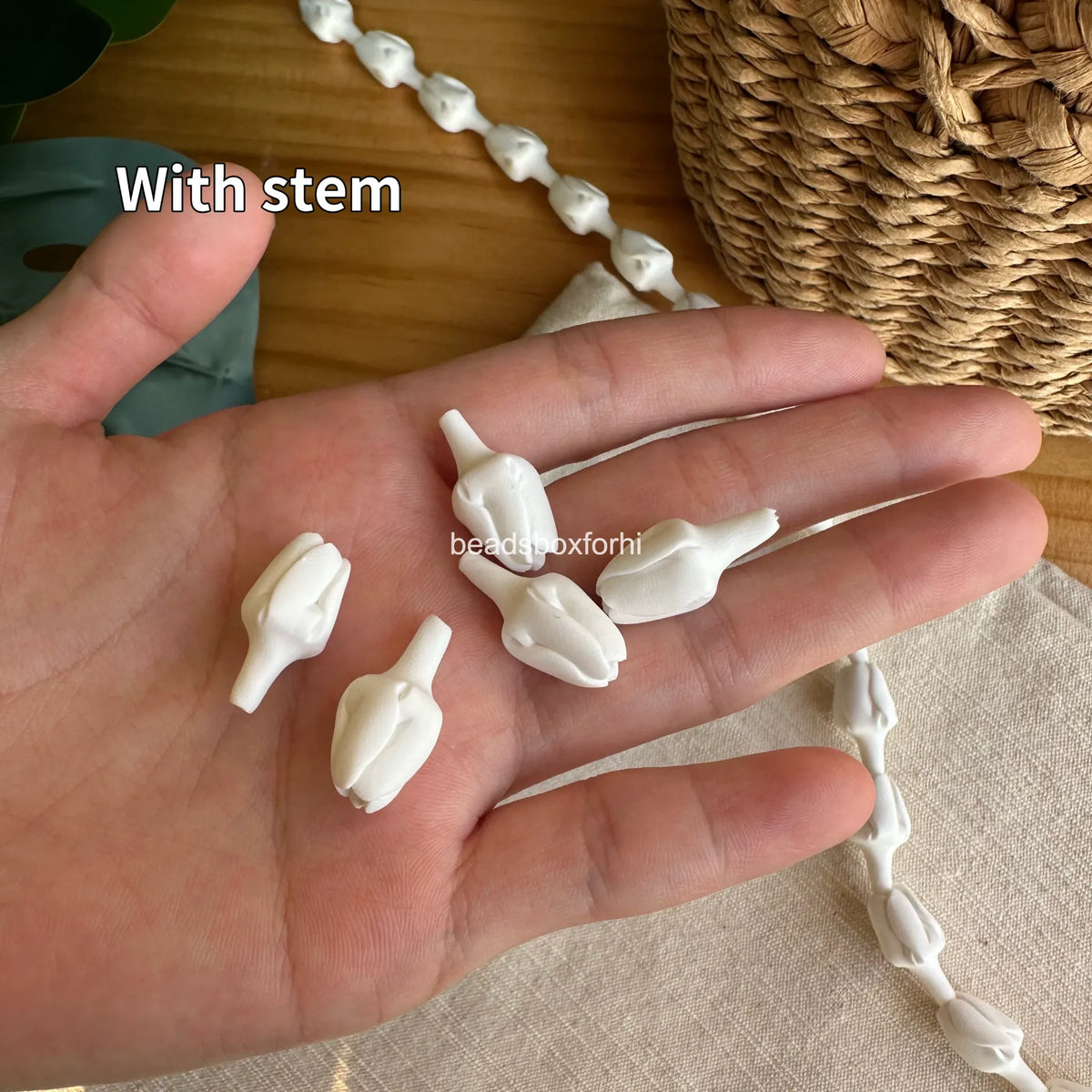 Polymer Clay pikake buds