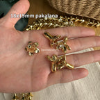 gold hawaiian beads
