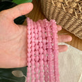 Transparent pink hawaiian beads