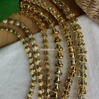gold hawaiian beads