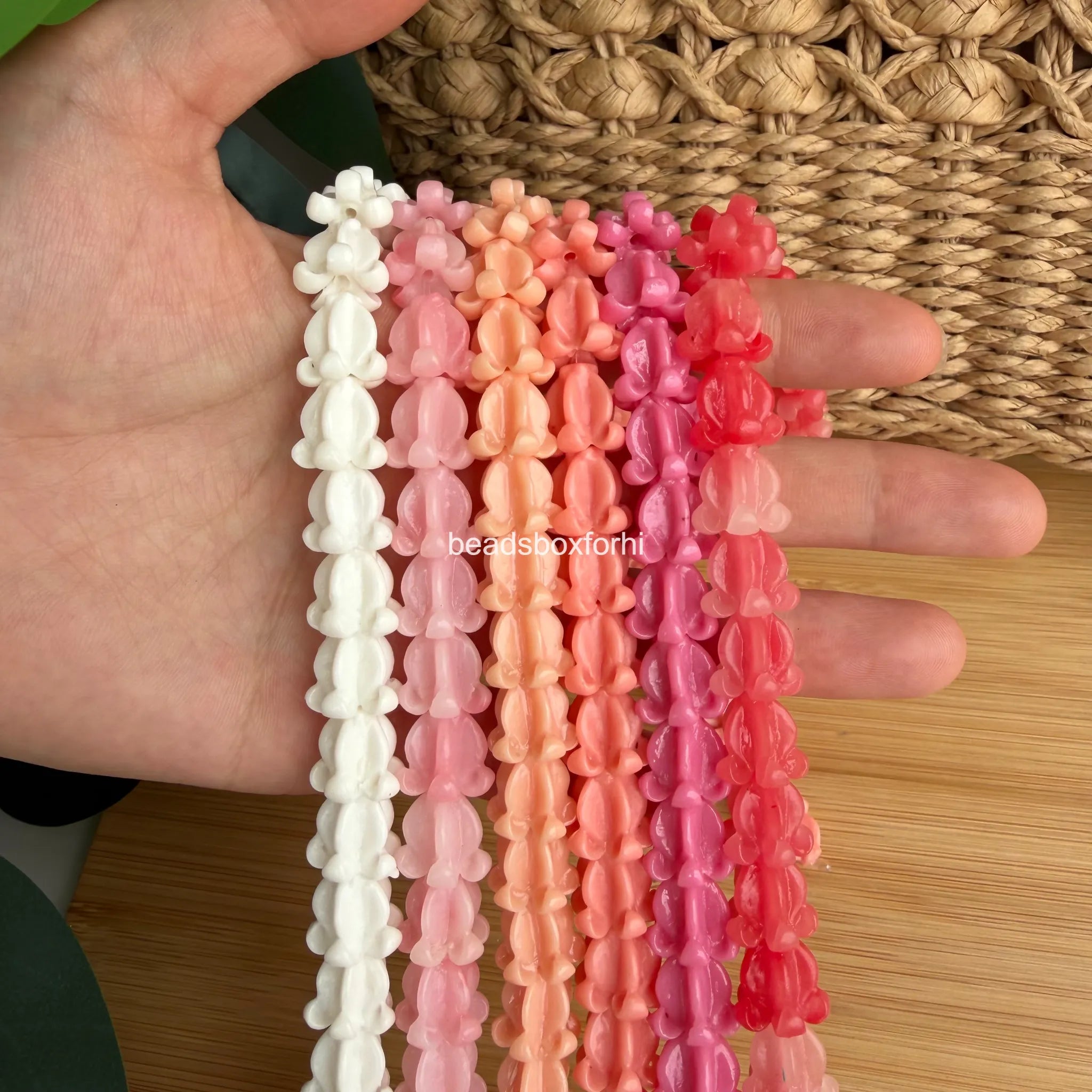 11.5 mm Crown Flower Beads