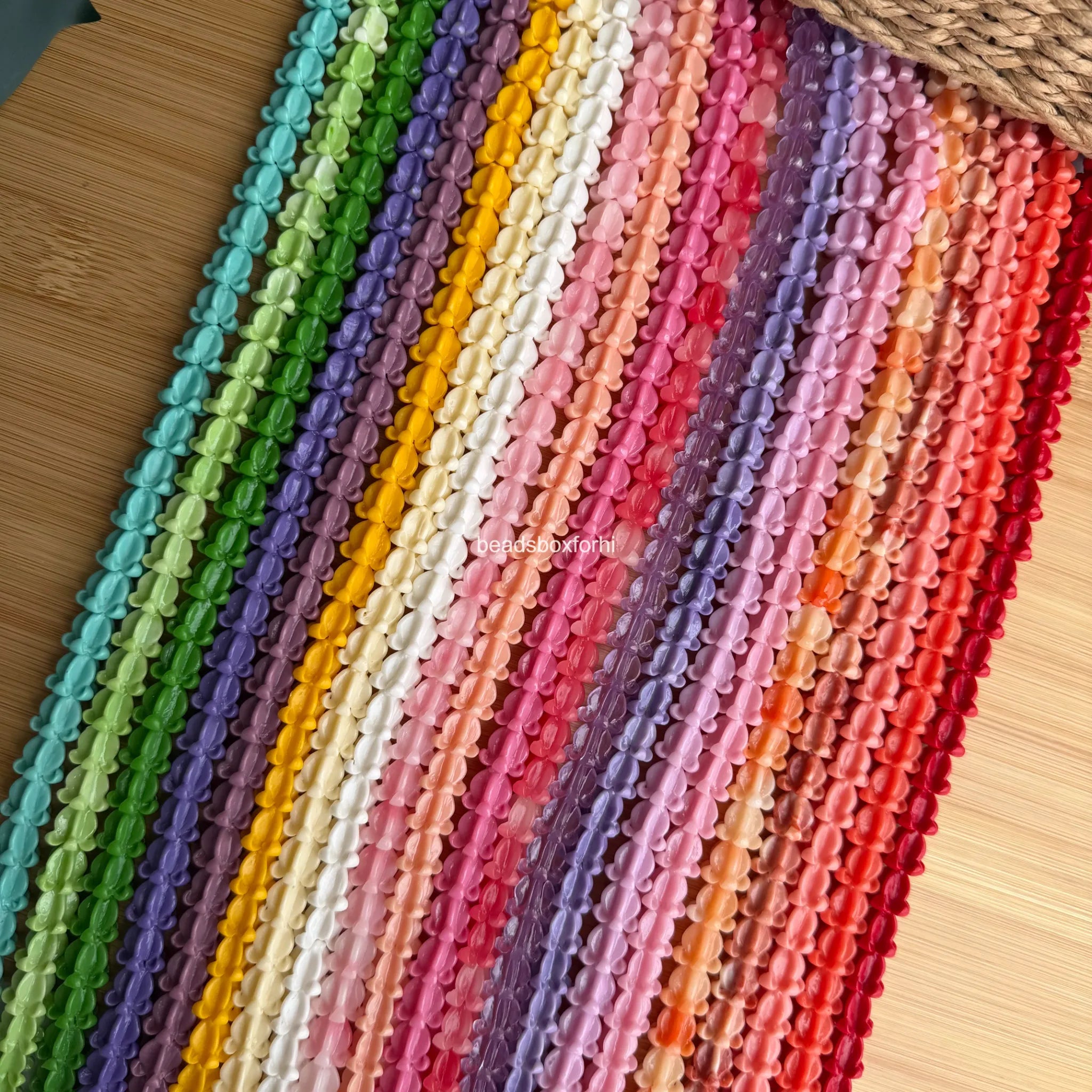 11.5 mm Crown Flower Beads
