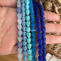 Small Blue Pikake Beads