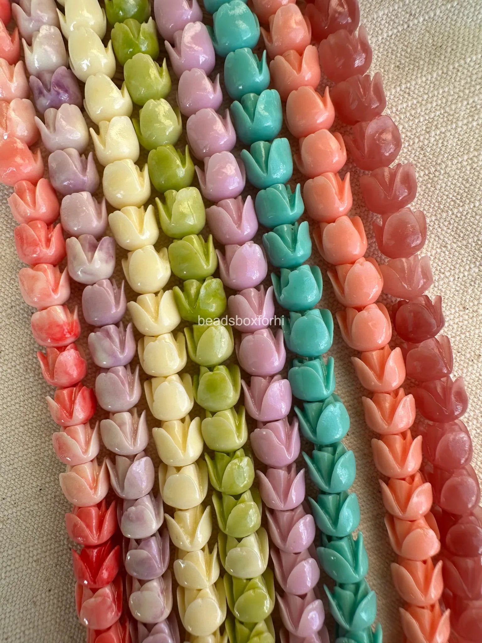 Small Tulip Flower/Pakalana Beads