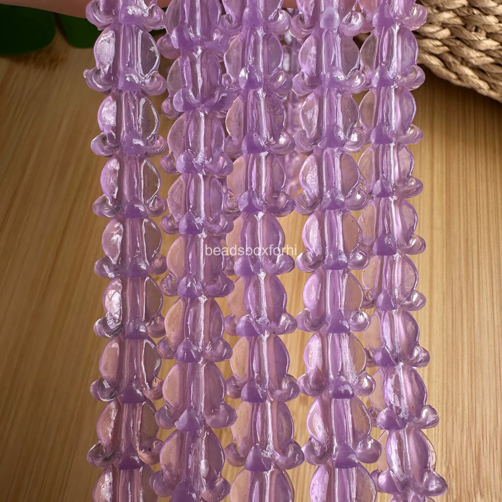 Transparent Purple Crown Flower