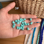 Small Blue Pikake Beads