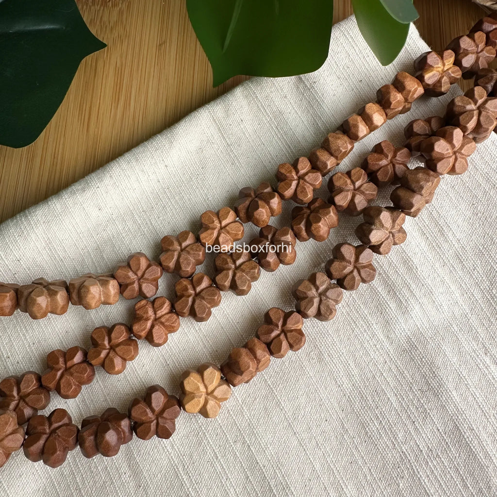 Wood Sakura Beads