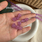 Transparent purple pikake