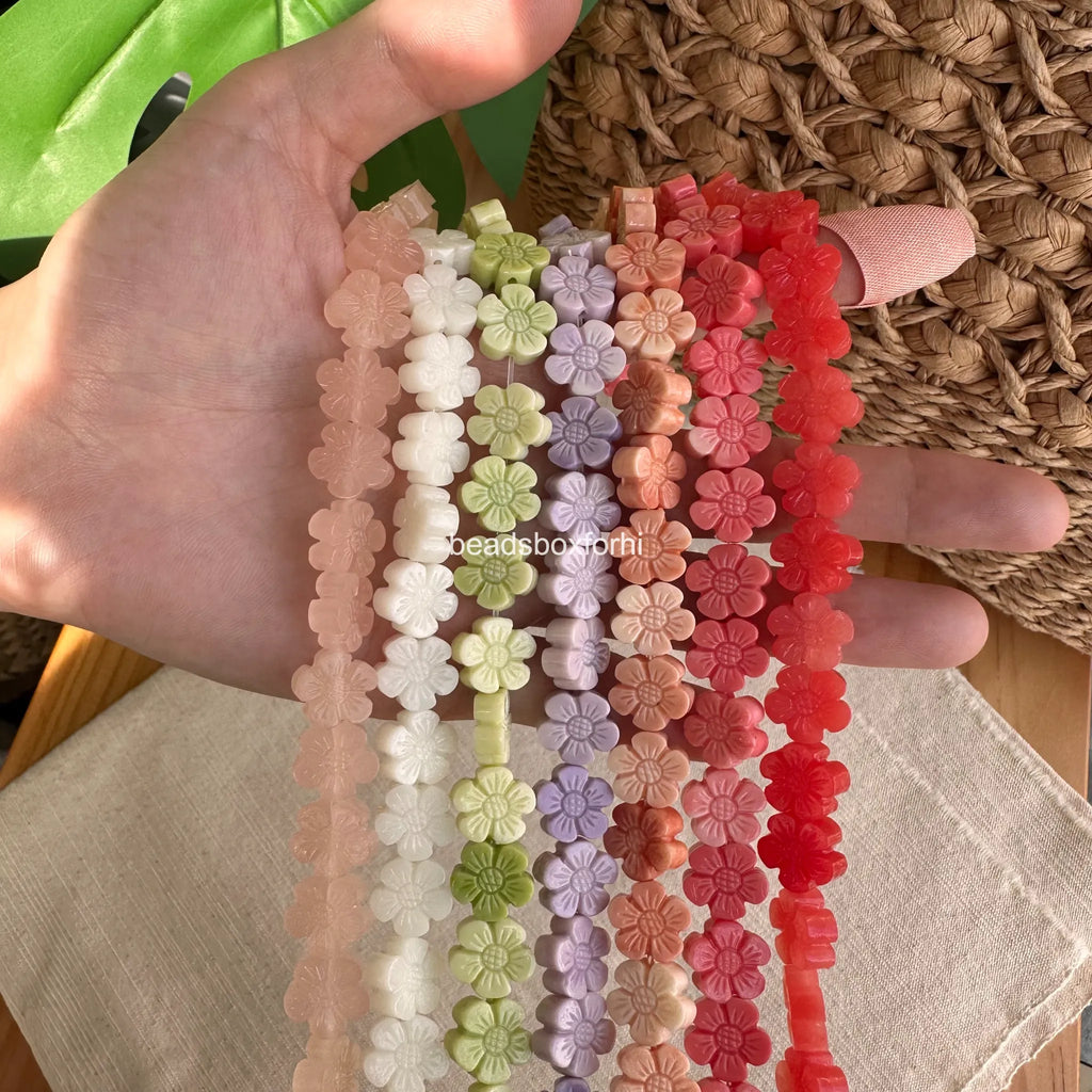 Pastel sakura beads