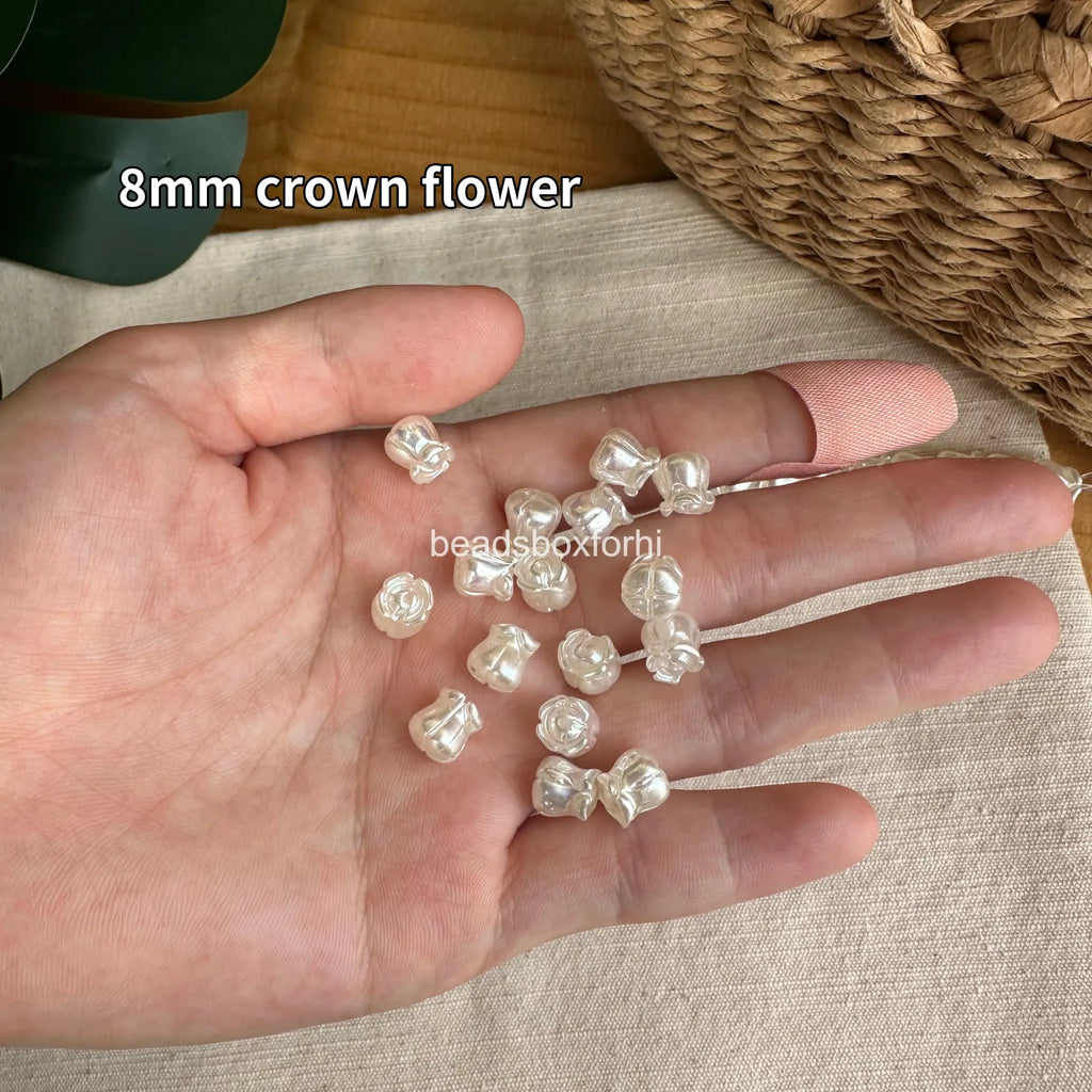 Resin pearly hawaiian beads