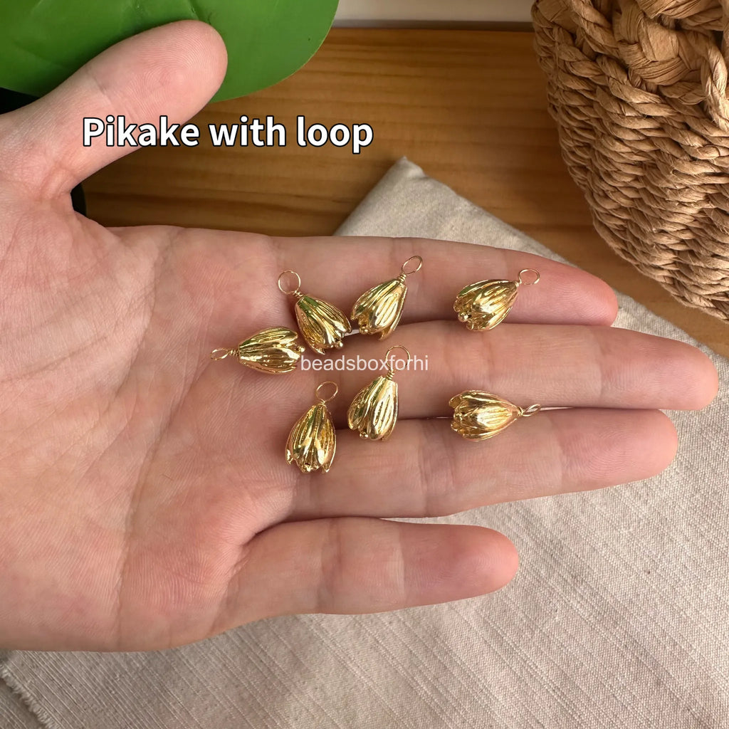 Metal Gold Hawaiian Beads