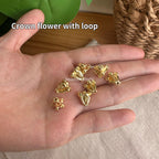 Metal Gold Hawaiian Beads