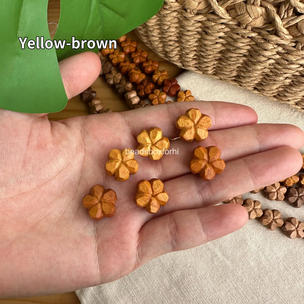 Wood Sakura Beads