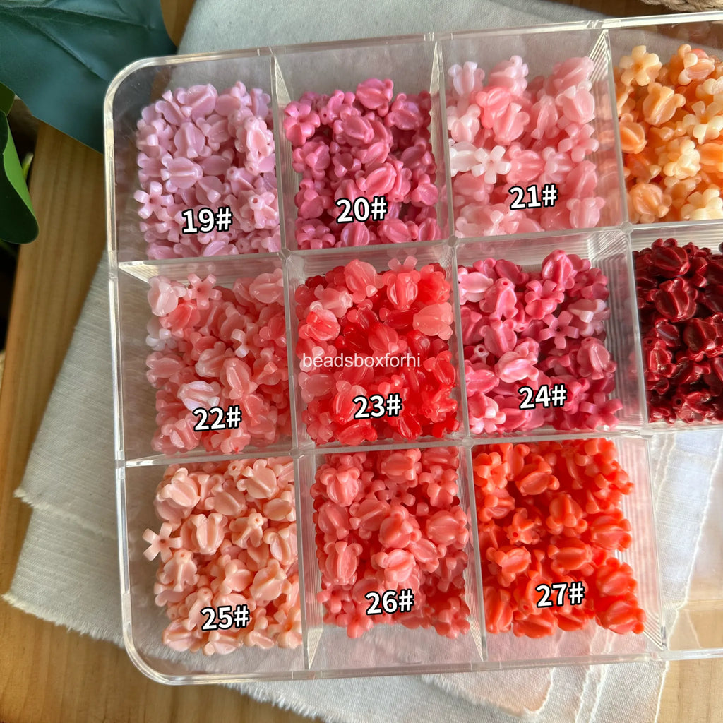 11.5 mm Crown Flower Beads
