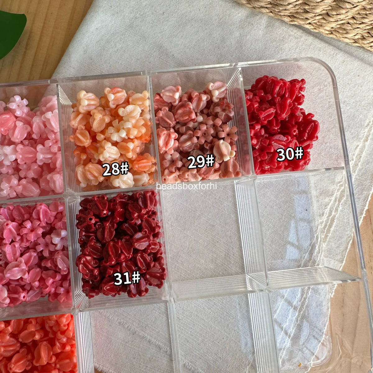 11.5 mm Crown Flower Beads