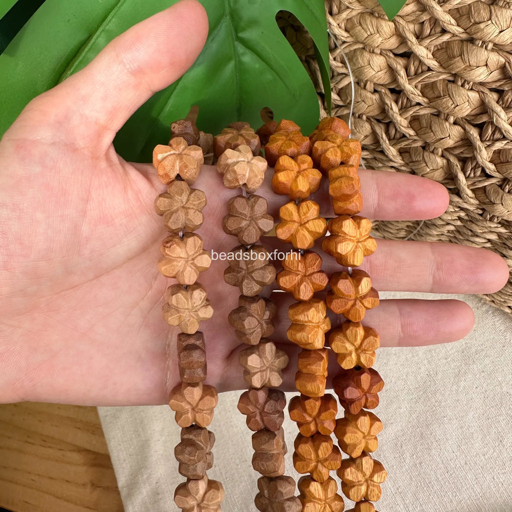 Wood Sakura Beads