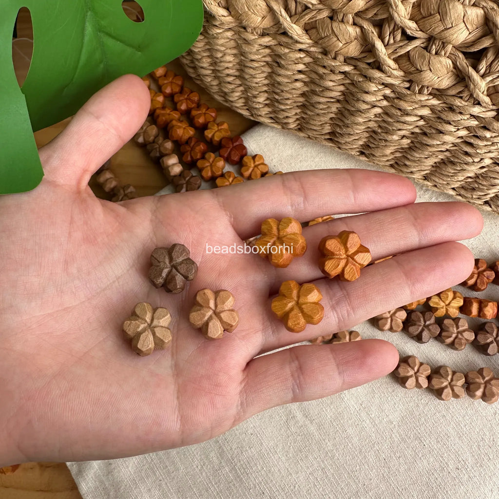 Wood Sakura Beads
